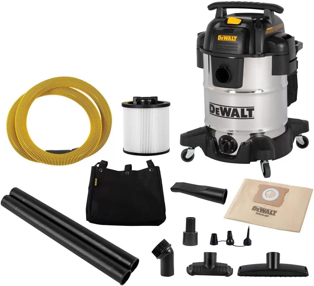 Wet & Dry Industrial Vacuum Cleaner 38L 2.1m Hose Household Cleaning
