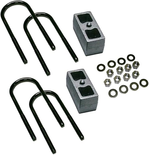 Superlift Kit de bloques de 3 pulgadas para Ford F-150  Bloques de elevación trasera, pernos en U y herrajes  1938  Compatible con Ford F-150 4WD