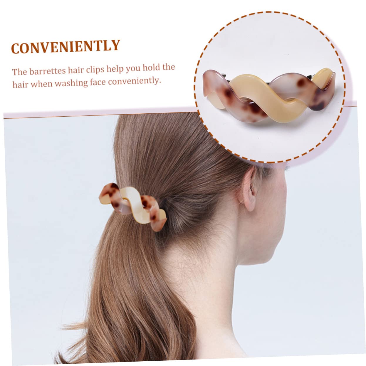 minkissy 12pezzi Fermagli Per Accessori Estetici Per Acconciature Per Code Di Cavallo e Chignon Facili Da Usare e Leggeri