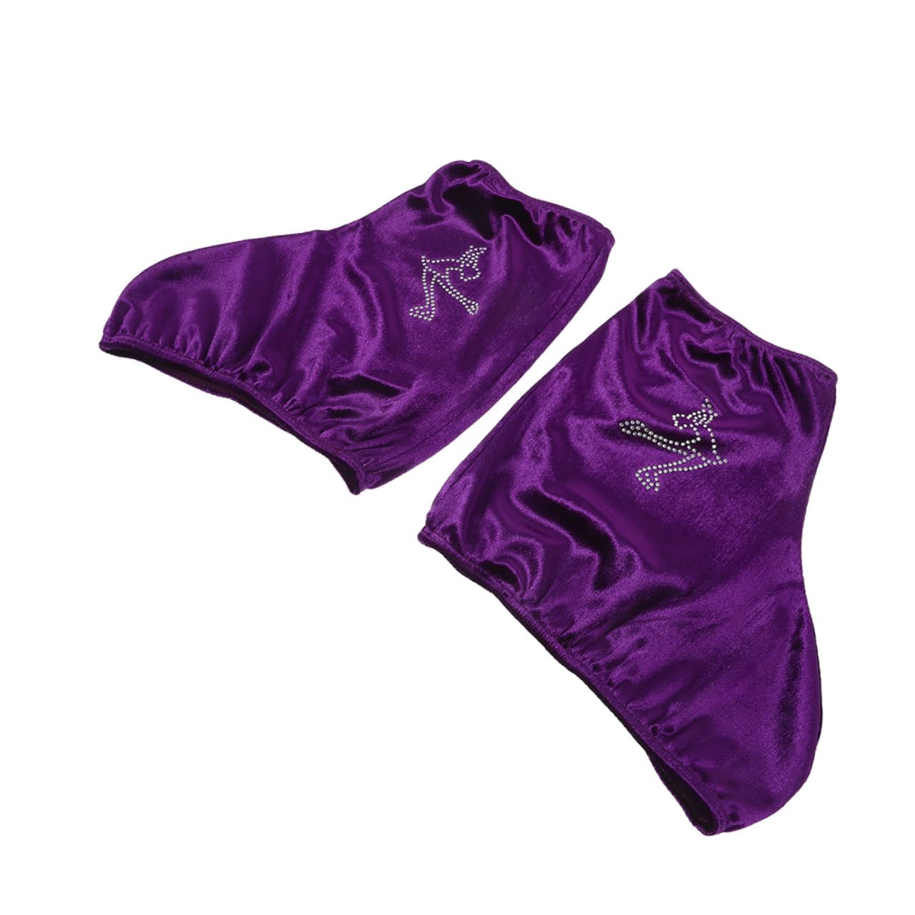 BESPORTBLE Copripattini Copriscarpe per Pattini a Rotelle Coperture per Pattinaggio Protezioni per Stivali Portatili Coperture per Pattini a Rotelle Poliestere Viola,Porpora