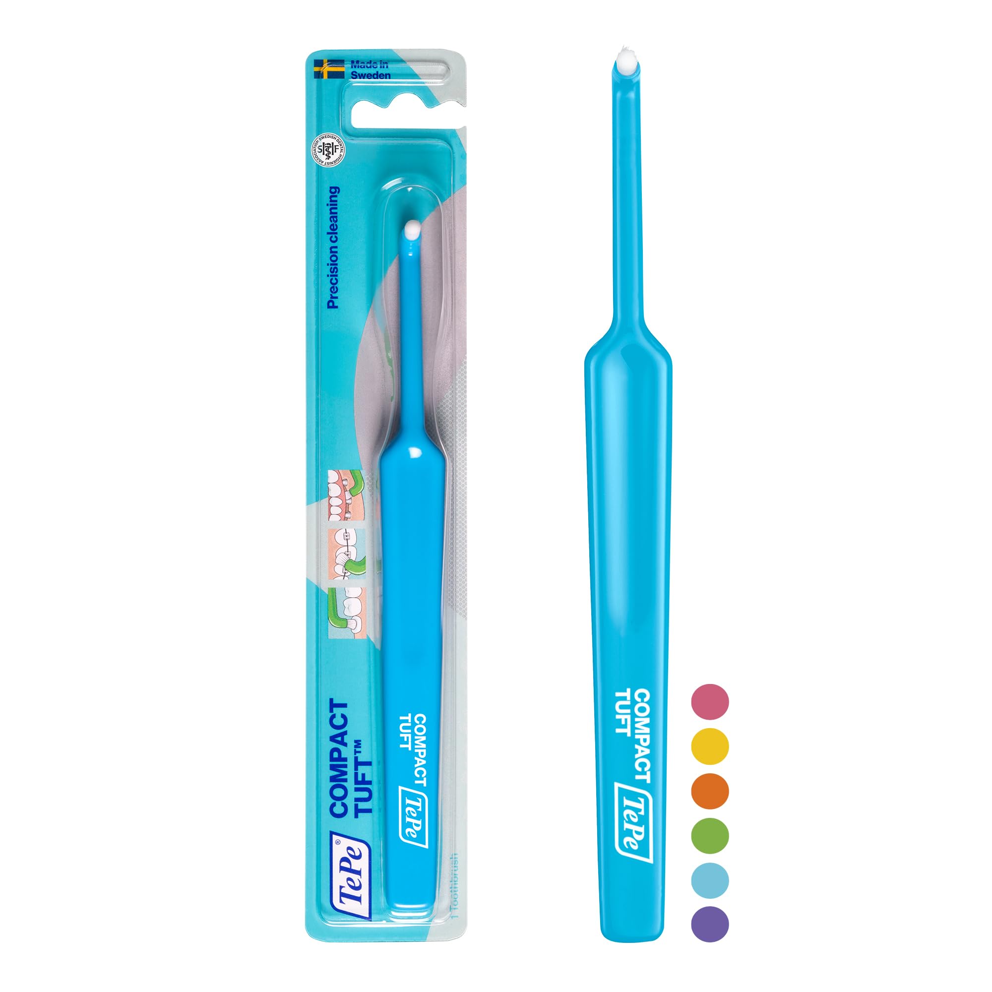 TePe Compact Tuft, Assorted Colours, 1pc