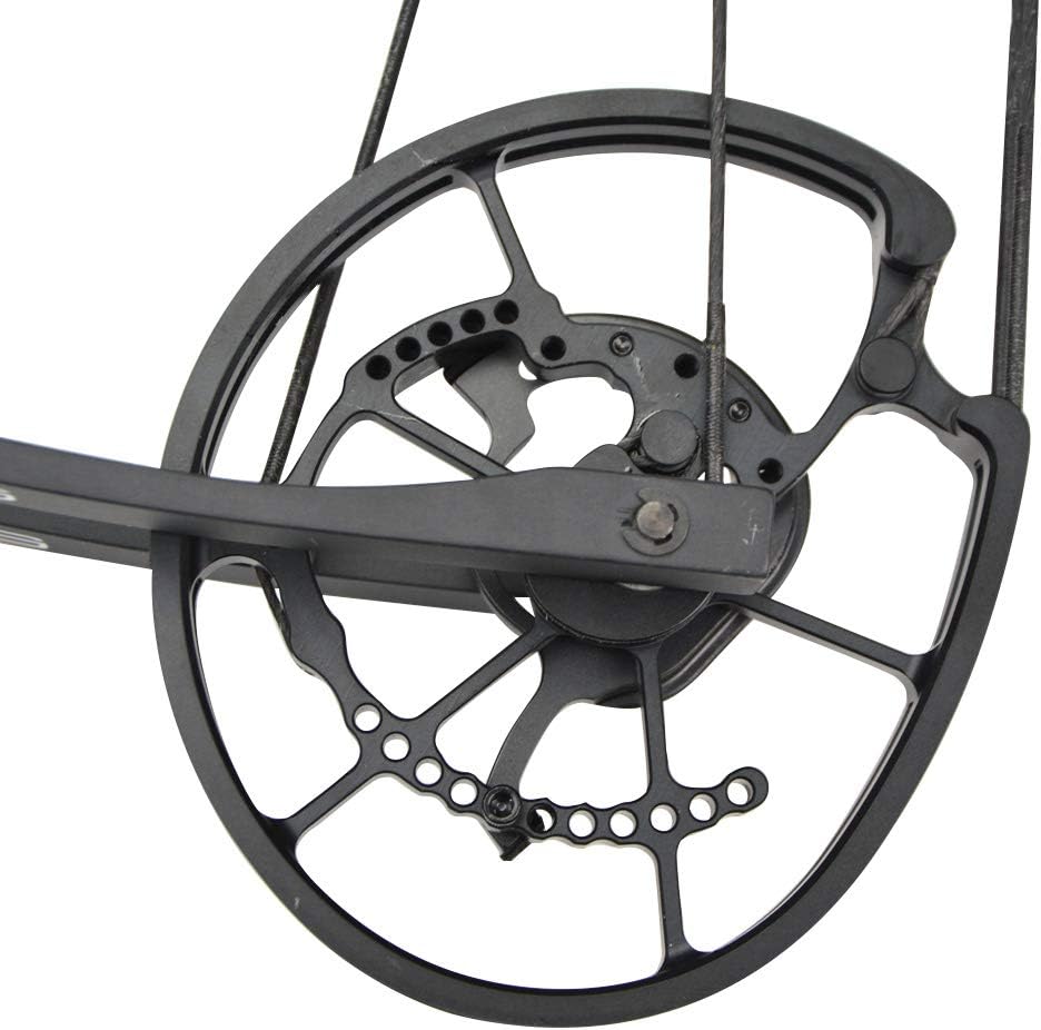 AMEYXGS Archery Compound Bows Kit Dual-Purpose 30-60lbs Adjustable Catapult Steel Ball Compound Bows for Outdoor Bow Hunting Fishing
