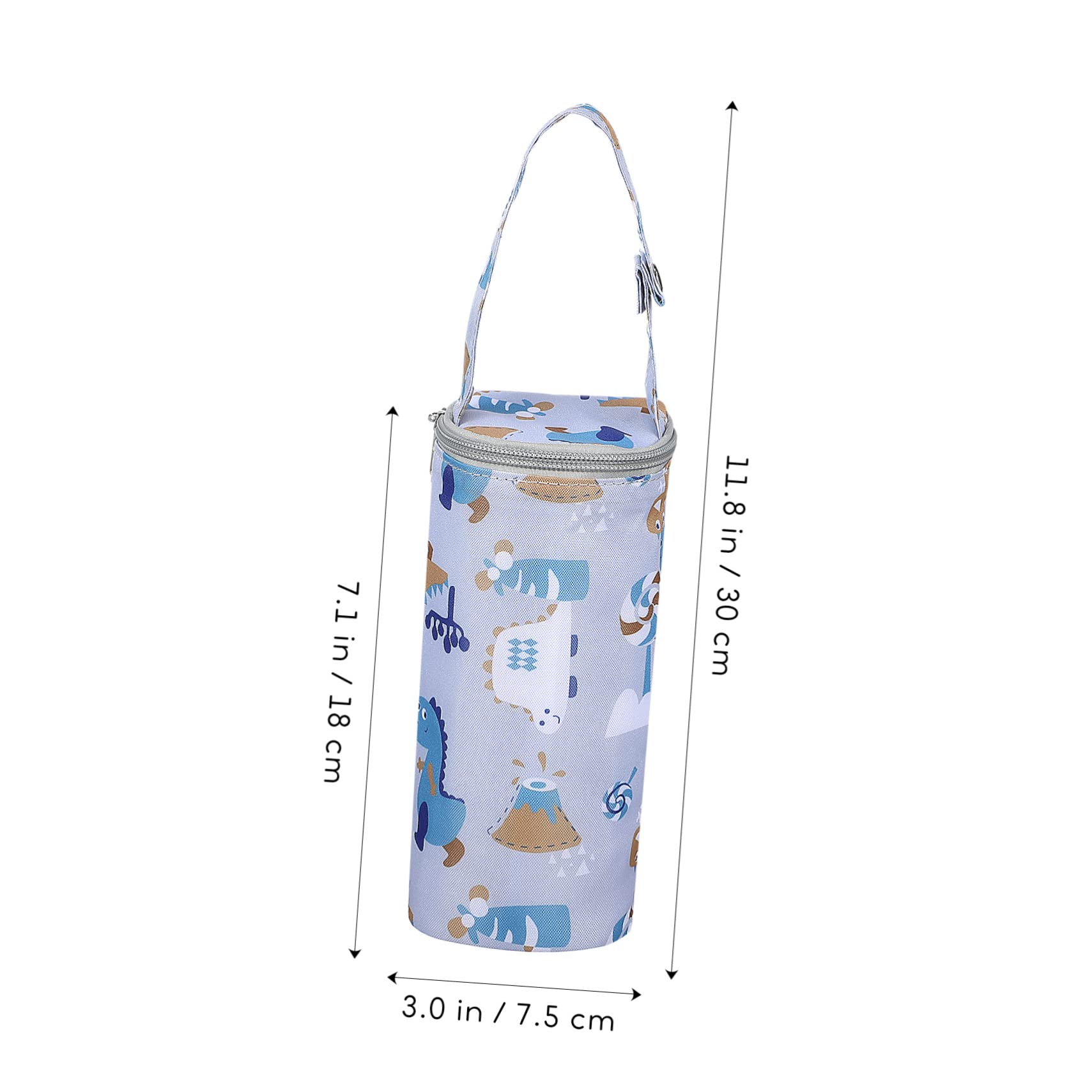 ibasenice 6pezzi Borsa Termica Per Bottiglie Per Stampa Cartoon Borsa Isolante Per Passeggino Per Picnic e Viaggi Realizzata Oxford e Colori e Scuro