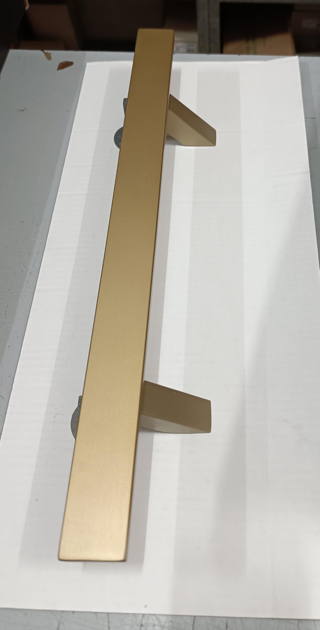 Generico Klamka OREGON Skośny model GOLD MATOWY - do drzwi wewnętrznych, drzwi przesuwnych, szklanych drzwi, drzwi sklepowych