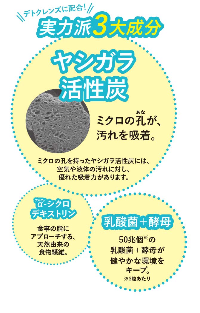 Amazon | DHC デトクレンズ 30日分 | DHC | 乳酸菌