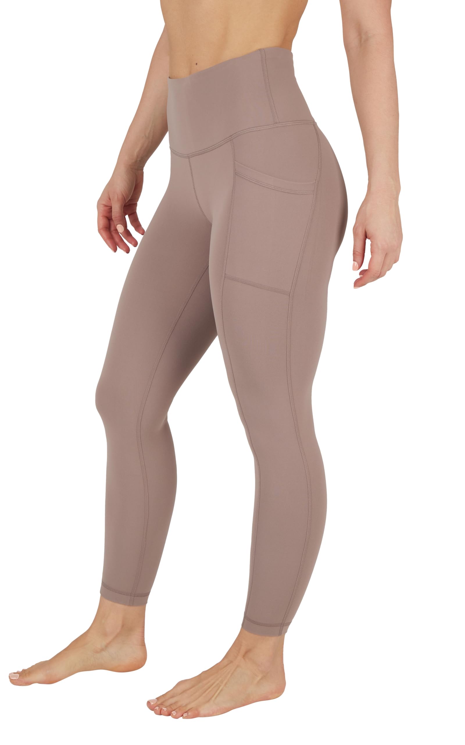 Yogalicious Women's Leafless Tree Nude Tech High Waist Squat Proof Soft Printed Leggings For