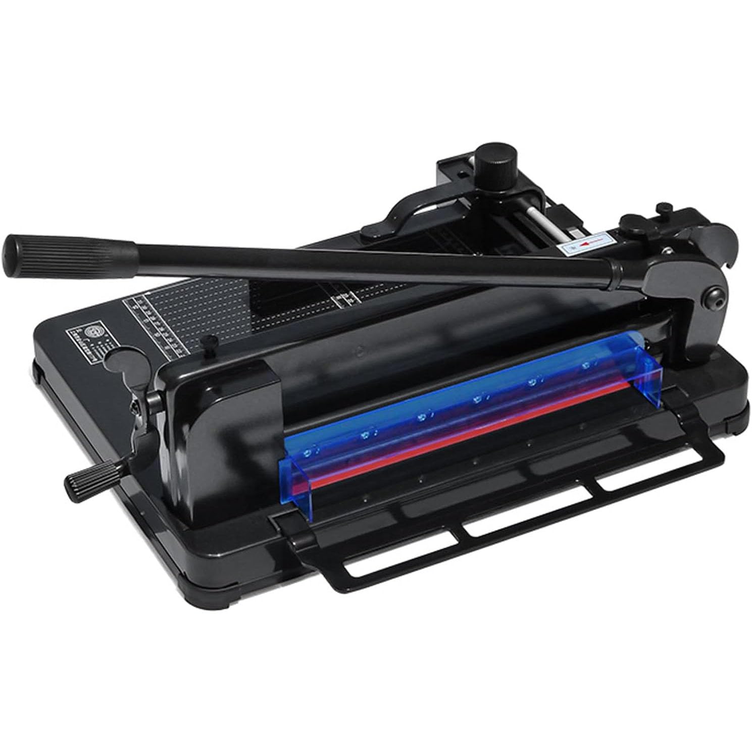 Taglierina per carta resistente, per tagliare carta, foto, PVC morbido, cartone, pelle, spessore 0,1-40 mm, graduazioni millimetriche