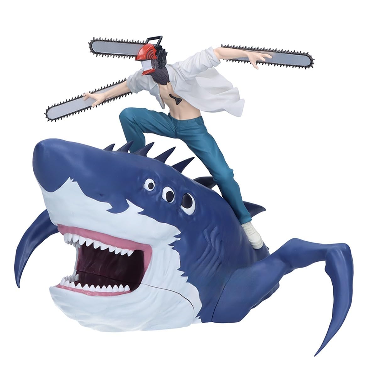 Banpresto Figure Life Chainsaw Man & Beam | Chainsaw Man The Movie: Reze Arc Figure Set | 13cm PVC Collectible | Official Bandai Spirits Statue | Display Model | Non‑Articulated Anime Figures