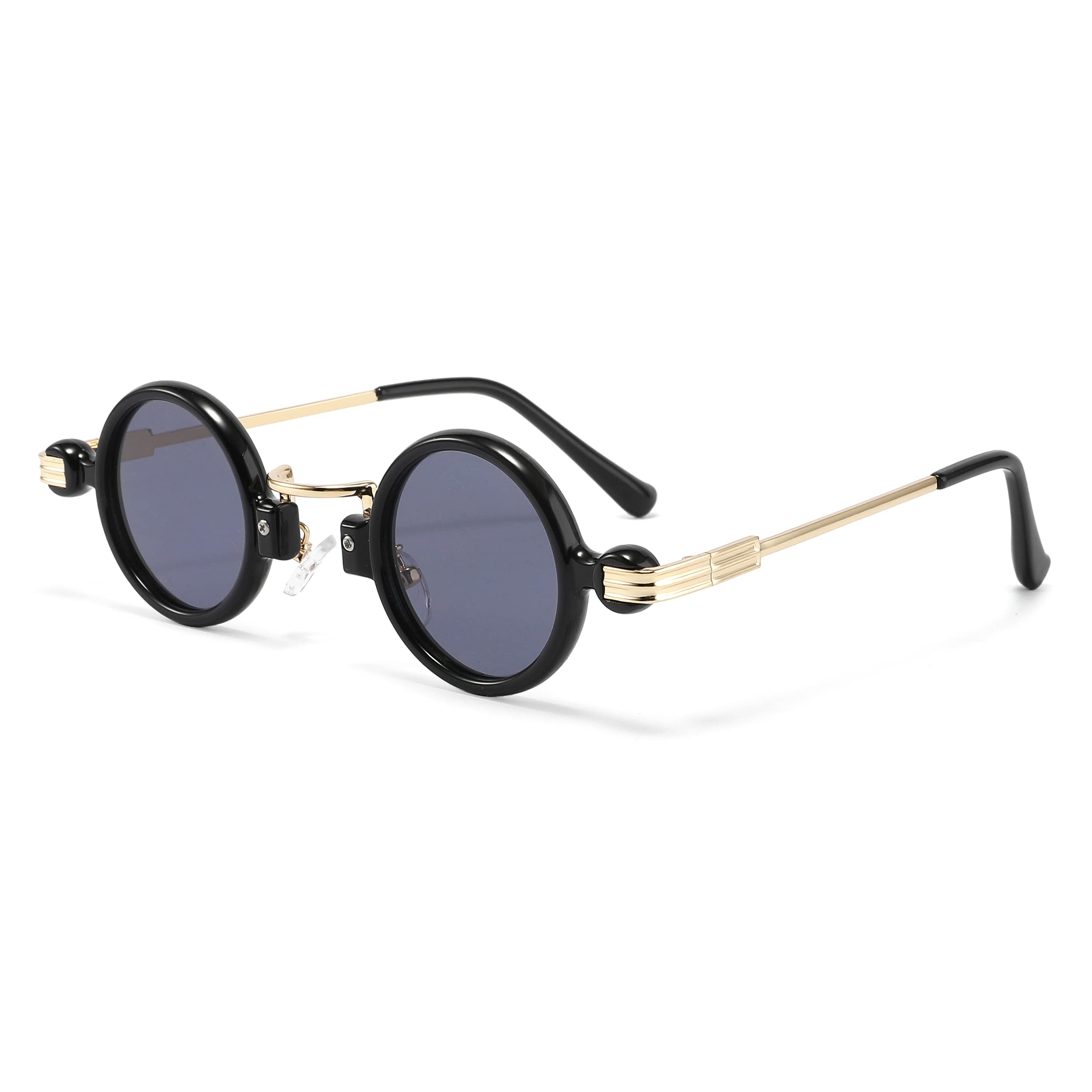 TechnigadgetsIsaac Steampunk Sunglasses, Gold / Gray,