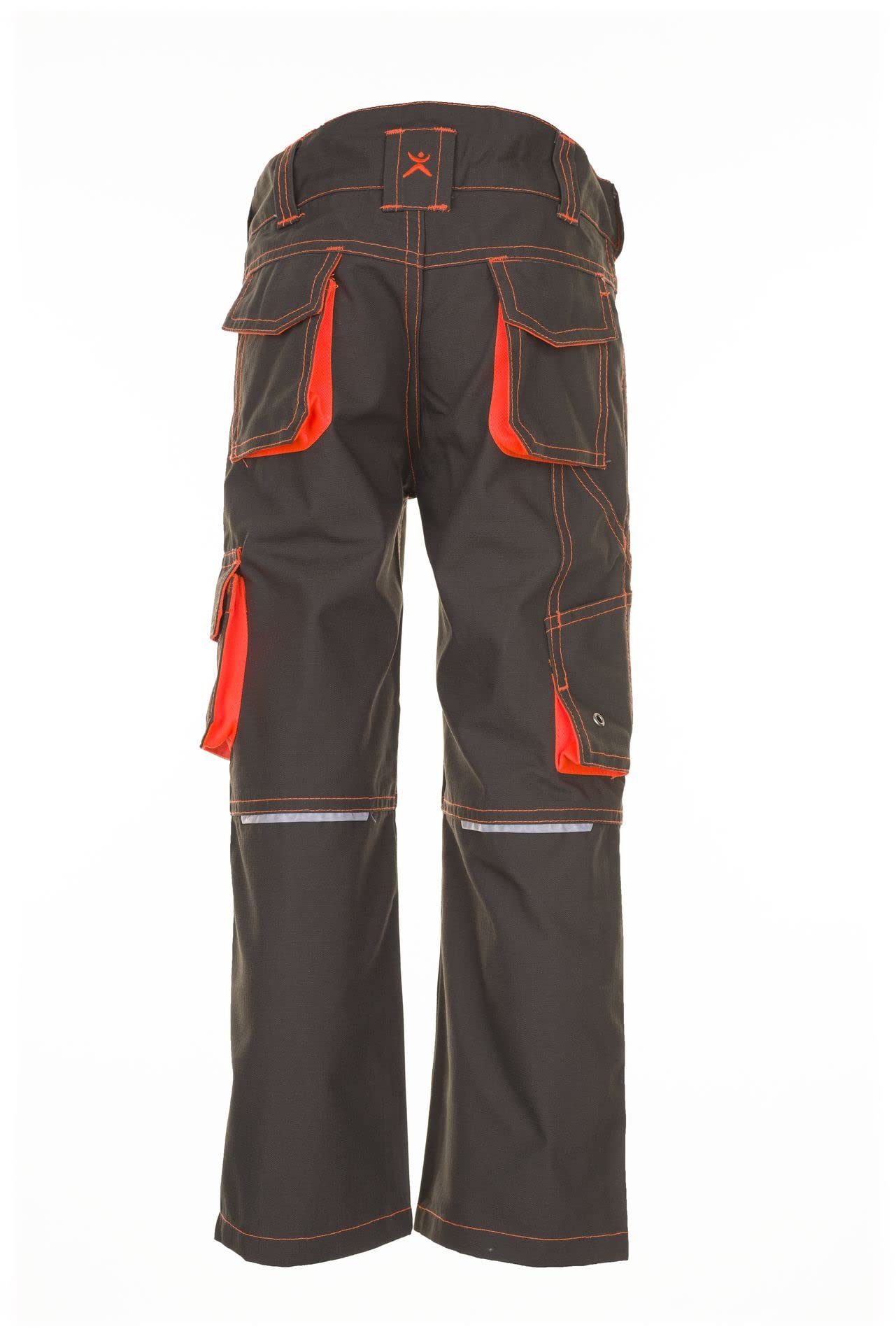 Planam Boys Basalt pour Enfant Pantalon Junior taille 158 164 en olive orange, Olive/Orange, 158-164 EU