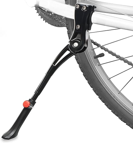 TOPCABIN Soporte ajustable de aleación de aluminio para bicicleta, negro, bicicleta de 24 "-28"