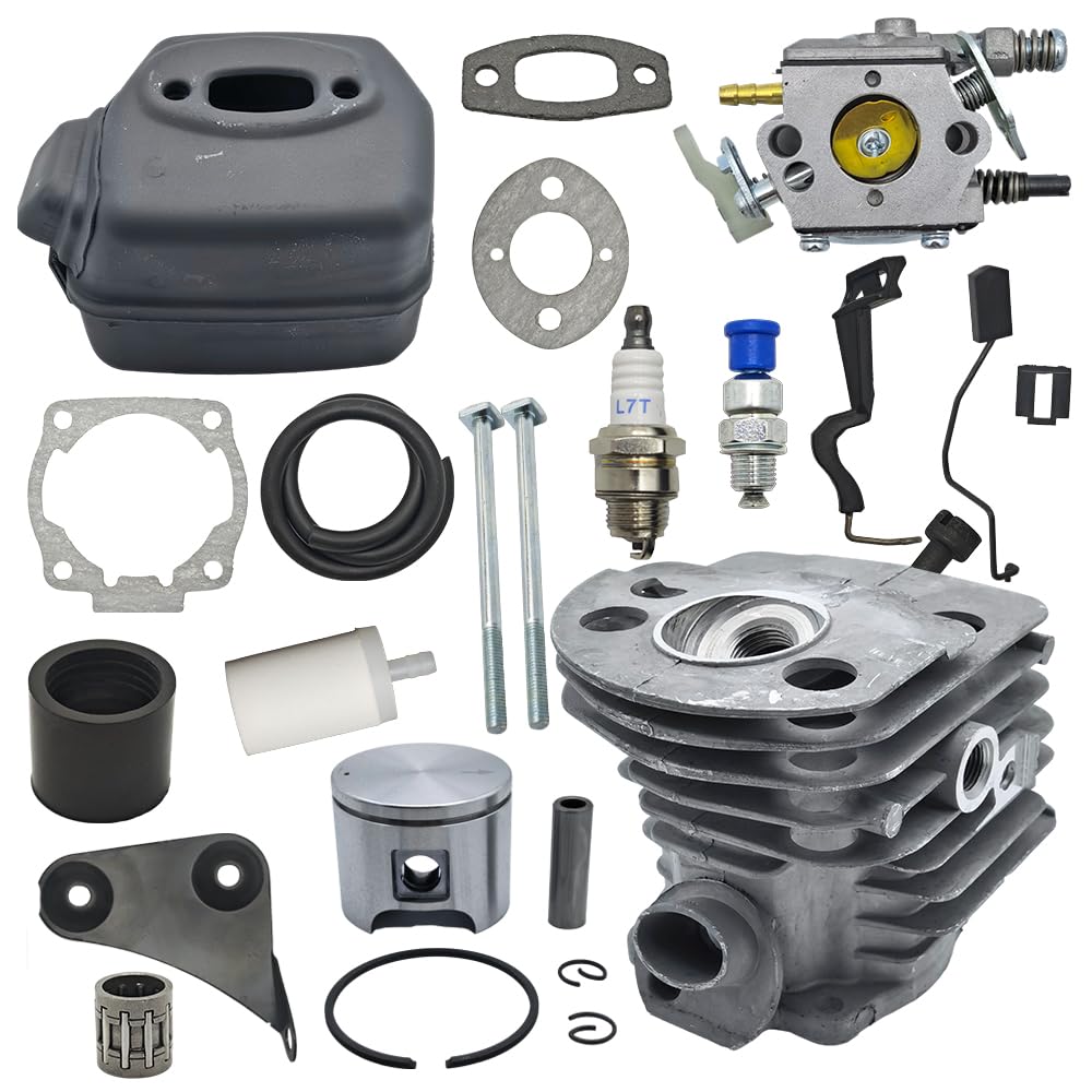 Kit cylindre piston 46mm Husqvarna 55 pour réparer un moteur serré sans compression