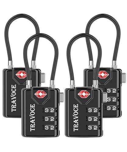 TSA Approved Luggage Locks, Travel Locks Which Also Work Great