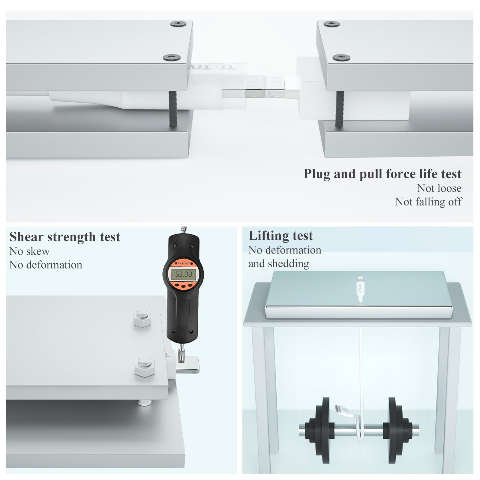 Truntau USB C to Lightning Cable, High-Standard iPhone Charger Cord MFi Certified, Reliable Fast Charging Data Sync iPhone Charging Cable for iPhone 14 X Plus iPad, etc, White TPE 3.3 ft