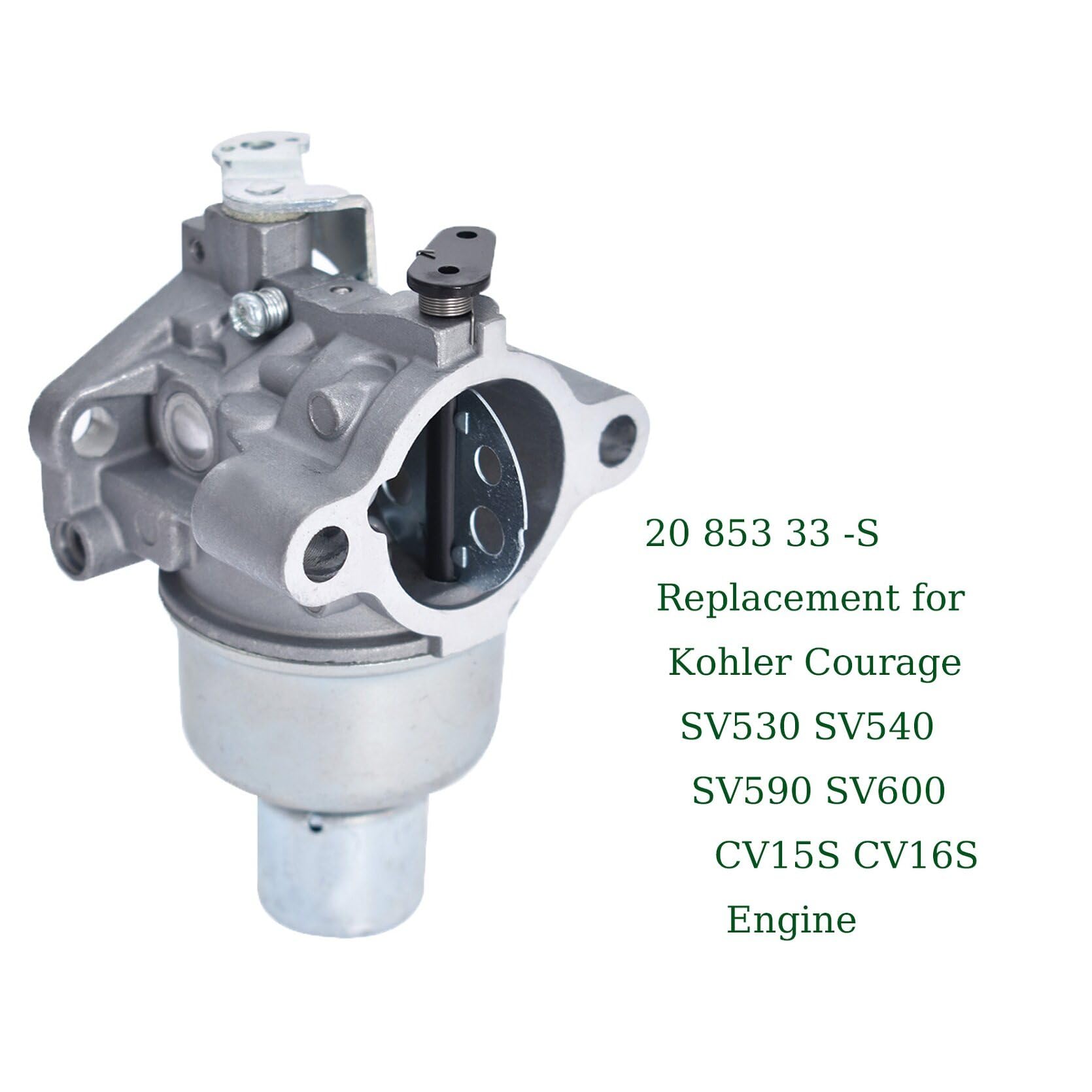 Amazon.com: TINVHY 20 853 33-S CV16S 化油器替換品,適用於科勒勇氣