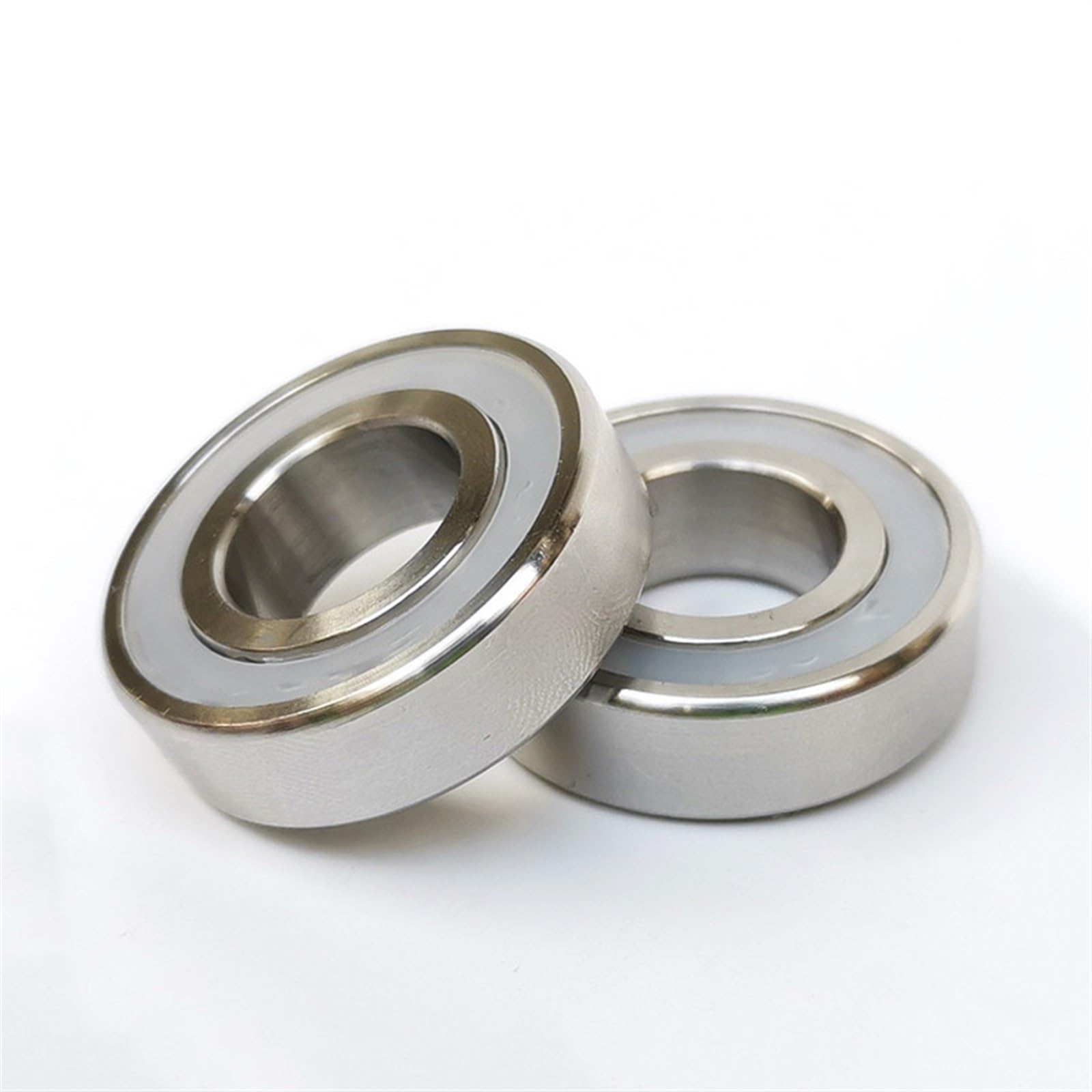 BIVOO 2 rodamientos de Acero Inoxidable 316 Resistentes a la corrosión S6200 6201 6202 6203 6204 6205 6206 6207 (Color : 6206 30x62x16mm)