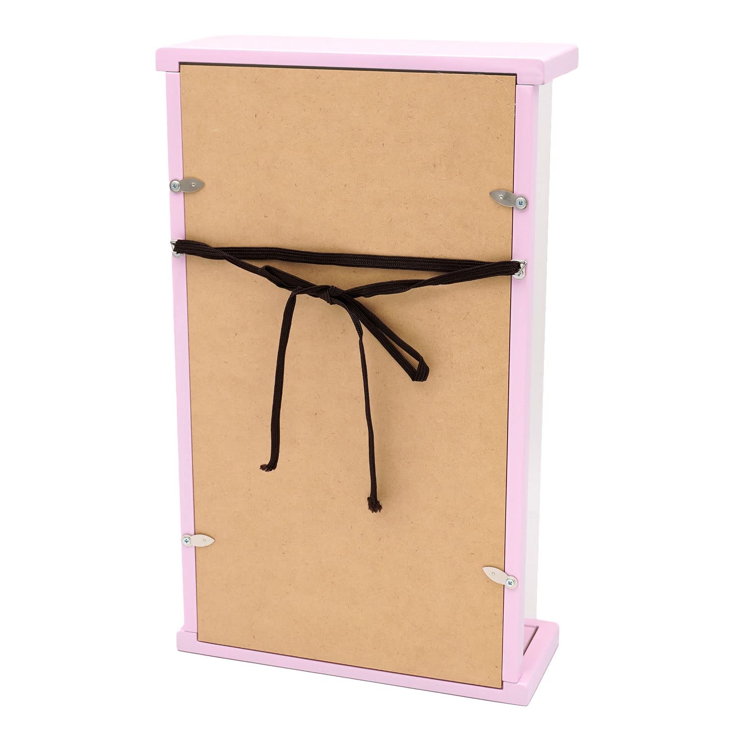 人形の久月 刺繍振袖羽子板 ピンク額型アクリルケース入り402