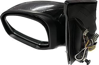 K D Side/Door Mirror for Honda Amaze/Brio/Mobilio Type 1 (Left/Passenger Side) Motor (Black) 2013-2016