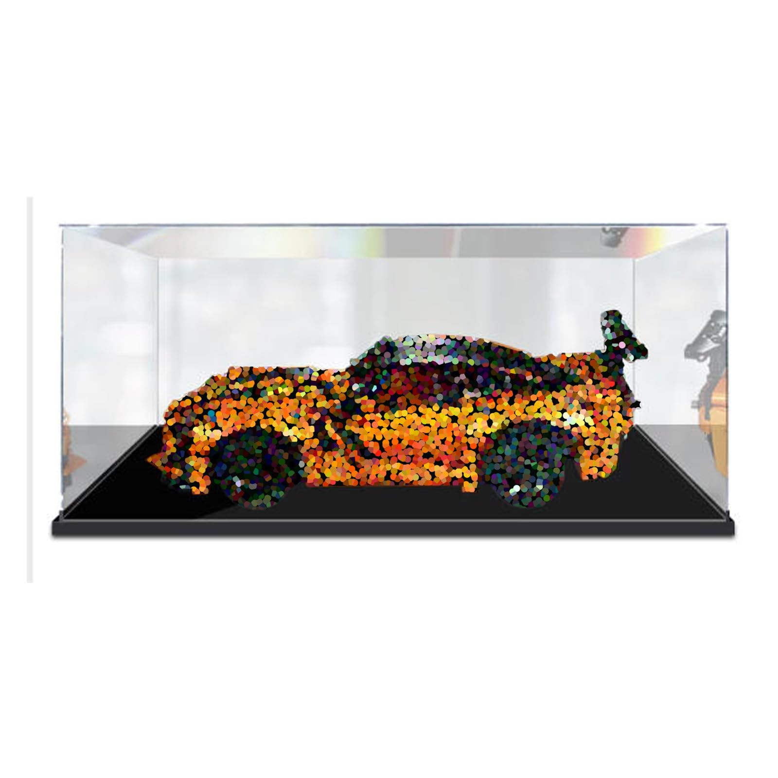 Clear Acrylic Display Case Only for Lego 42093 Racing Car (2mm)