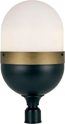 Brian Patrick Flynn para Crystorama Capsule Outdoor 3 Light Post