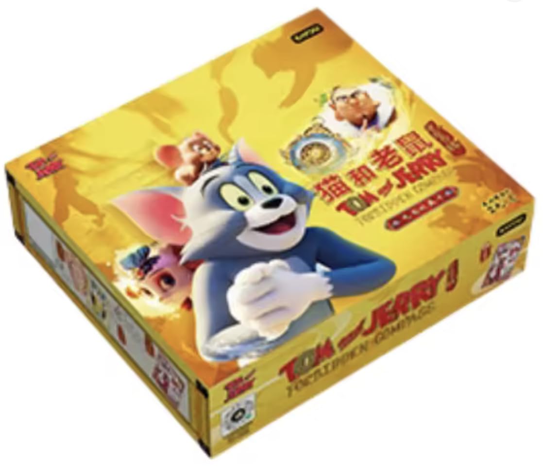 Kayou | Tom & Jerry Collectable Trading Card | Sealed Box | Simplified Chinese Edition | For Collectors 15+ Years (Forbidden Compass)