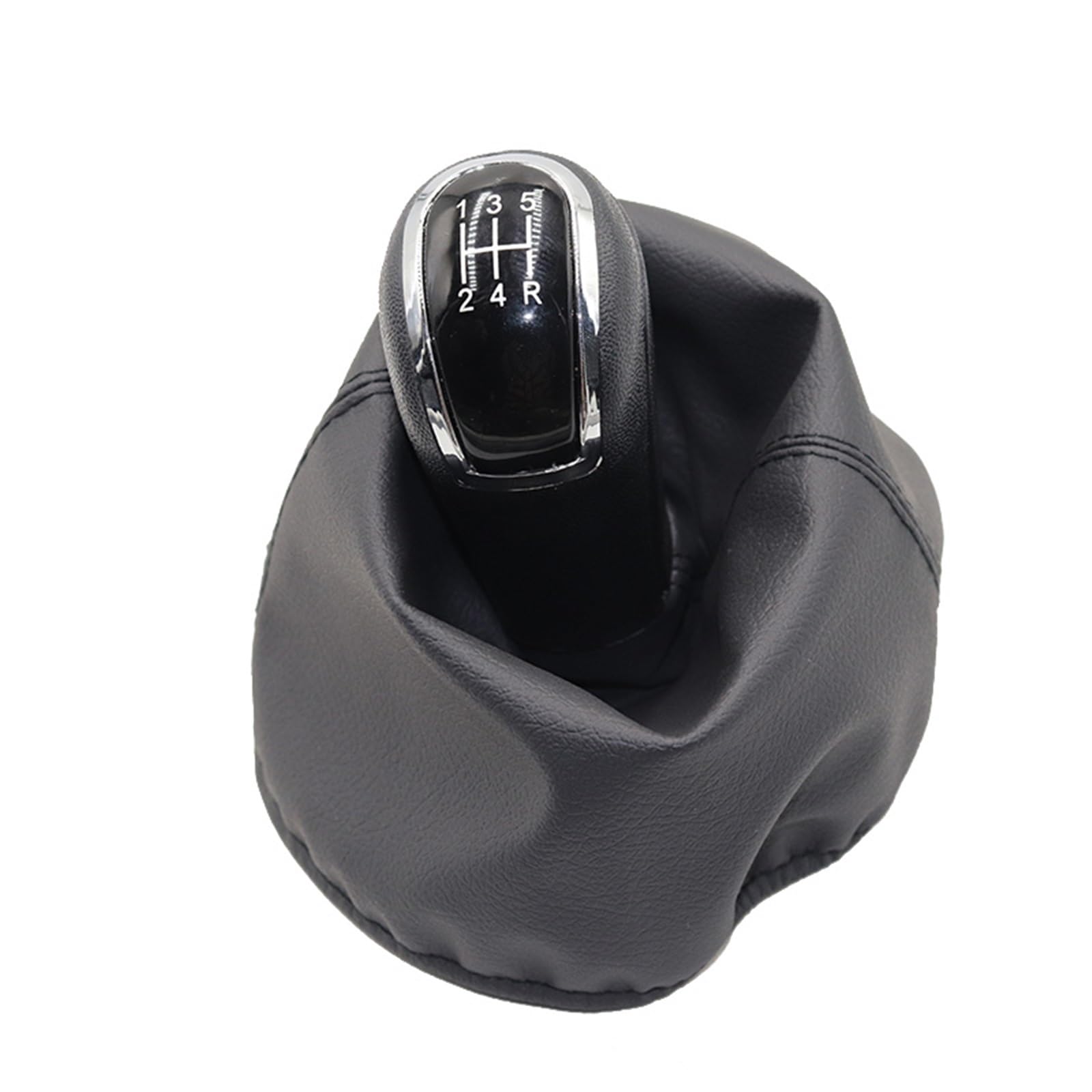 HSUKIHO Car Shift Knob Cover 5/6 Speed for Benz for C-Class W202 W208 for E-Class W210 W203 S203 W245 W169 2004-2012 W168 1997-2004 Car Shift Gear Knob(12345R one Set)