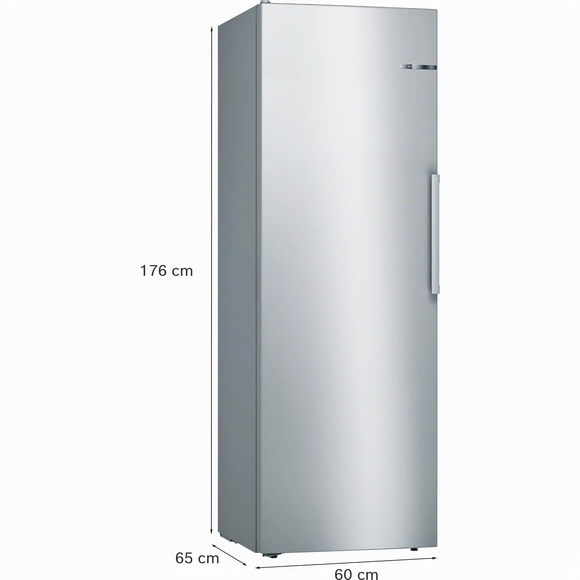 Bosch KSV33VLEP-Série 4 Réfrigérateur pose-libre - 324 litres - 176 x 60 cm - Inox