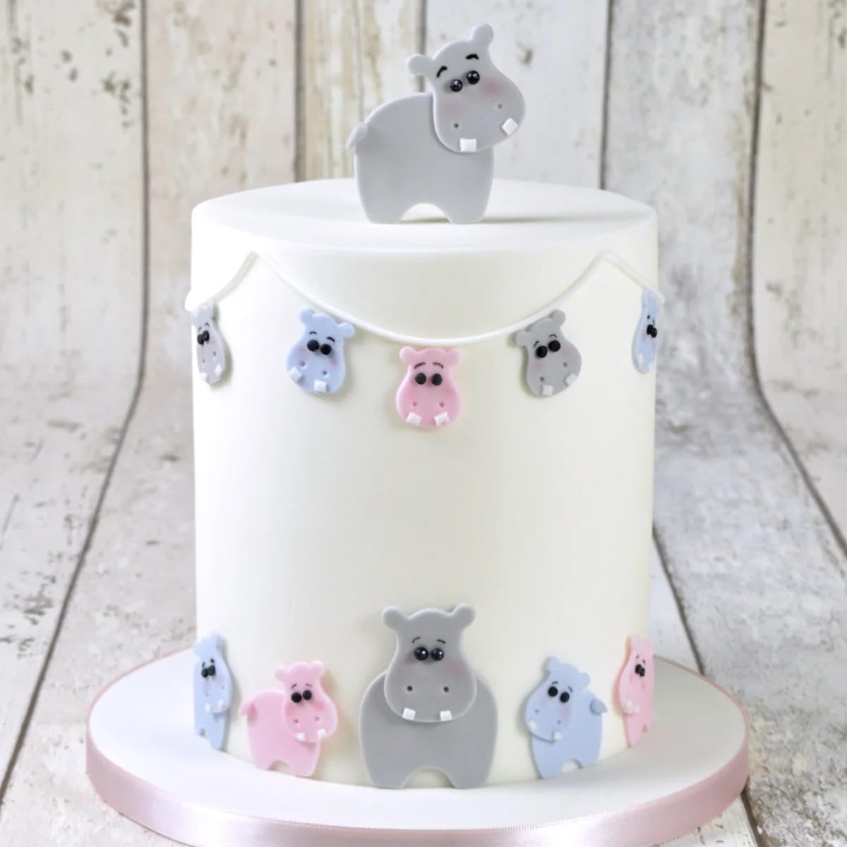 FMM Hippo Mummy and Baby Cutters - Set of 4