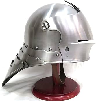 Amazon.co.jp: 中世18ゲージスチール製サレット レザーライナー