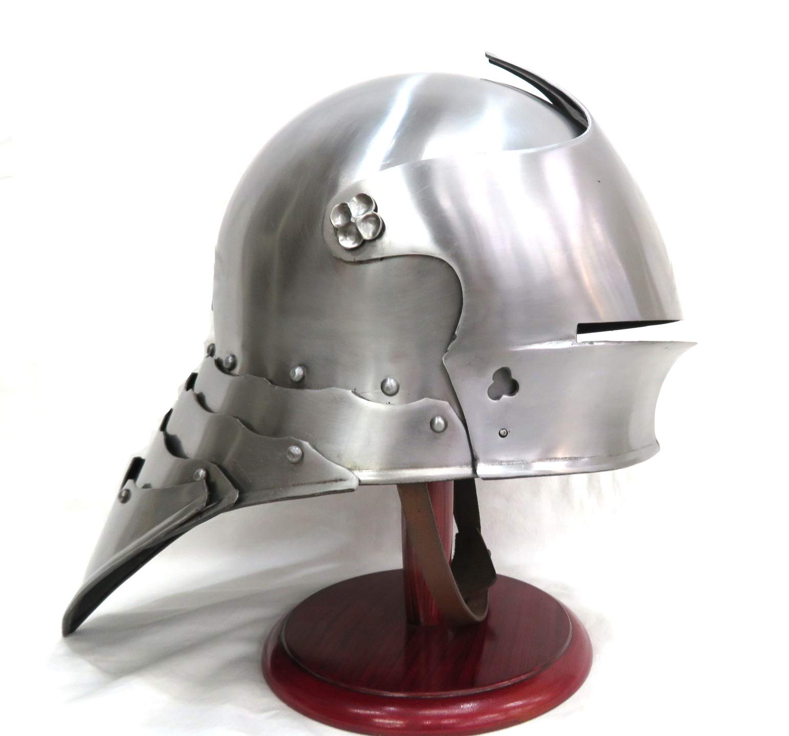 Amazon.co.jp: 中世18ゲージスチール製サレット レザーライナー