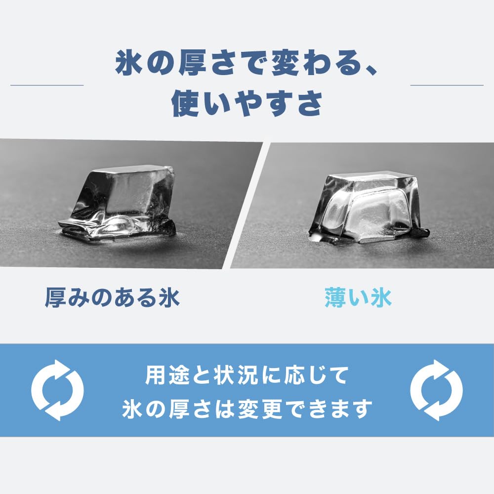 Amazon.co.jp: PowerArQ 製氷機 家庭用 小型 アイスメーカー 最短10分