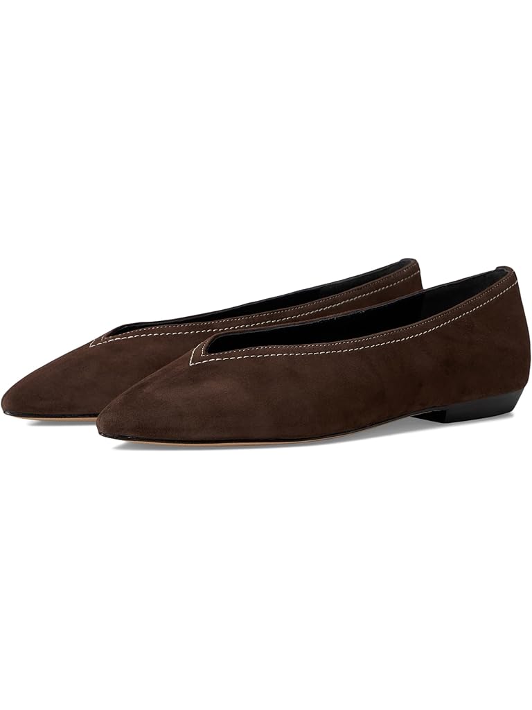 Brown Veronica Beard Bancroft Ballerina/Skimmer Shoes