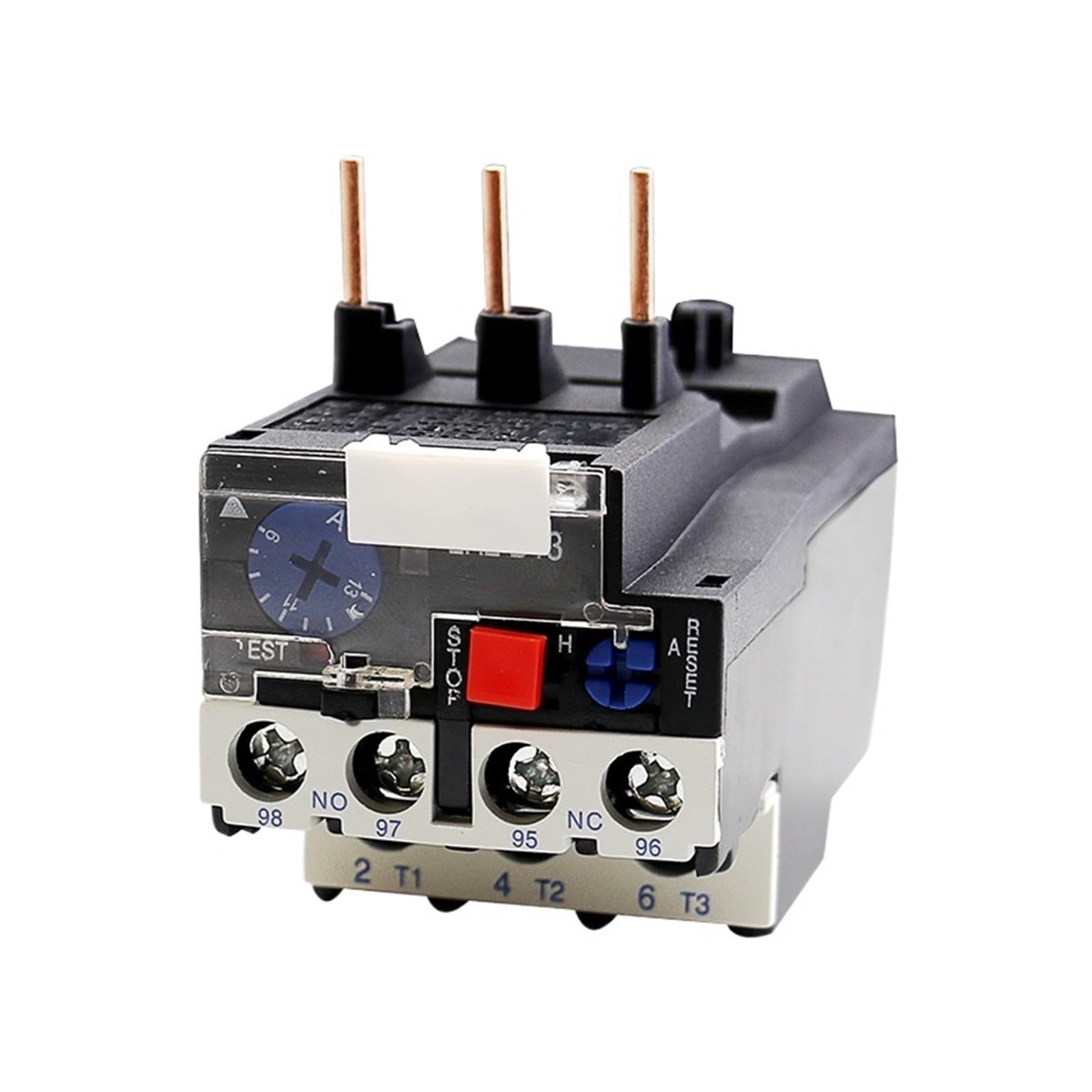 1 Uds JR28-25 relé de sobrecarga térmica LR2D13 relé térmico ajustable relés eléctricos 1.6A 2.5A 4A 6A 8A 10A 13A 18A 25A