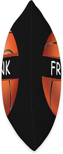 Miniatura 2 de Novelty Personalized Name Frank Sports Basketball Throw Pillow