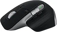 Logitech MX Master 3S para Mac - Mouse Bluetooth sem fio com rolagem ultrarrápida, Ergo, 8K DPI, cliques silenciosos, faixa no vidro, personalização, USB-C, Apple, iPad - cinza espacial