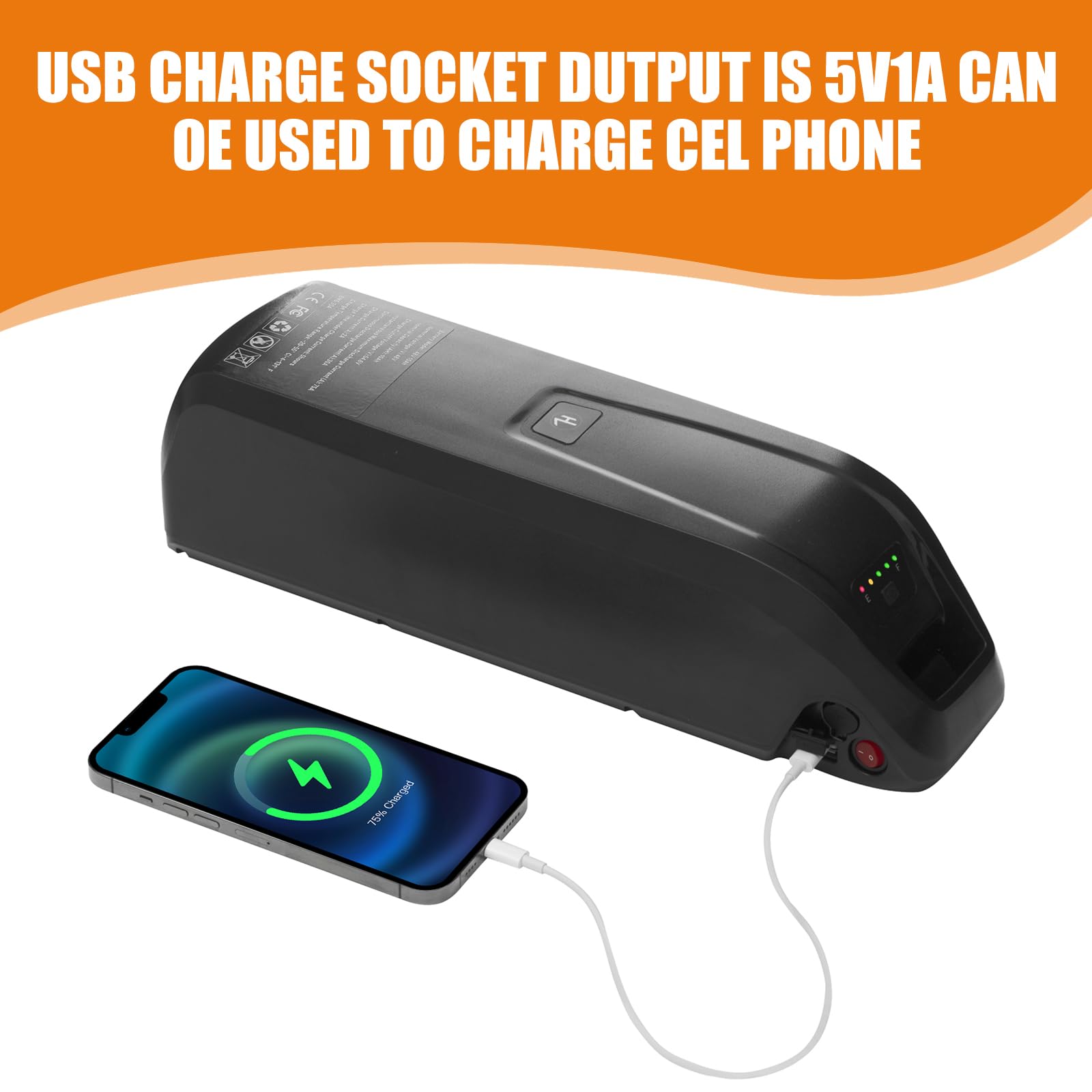 48v 1500w Ebike Battery BAFANG (US Warehouse) 48V 52V Electric