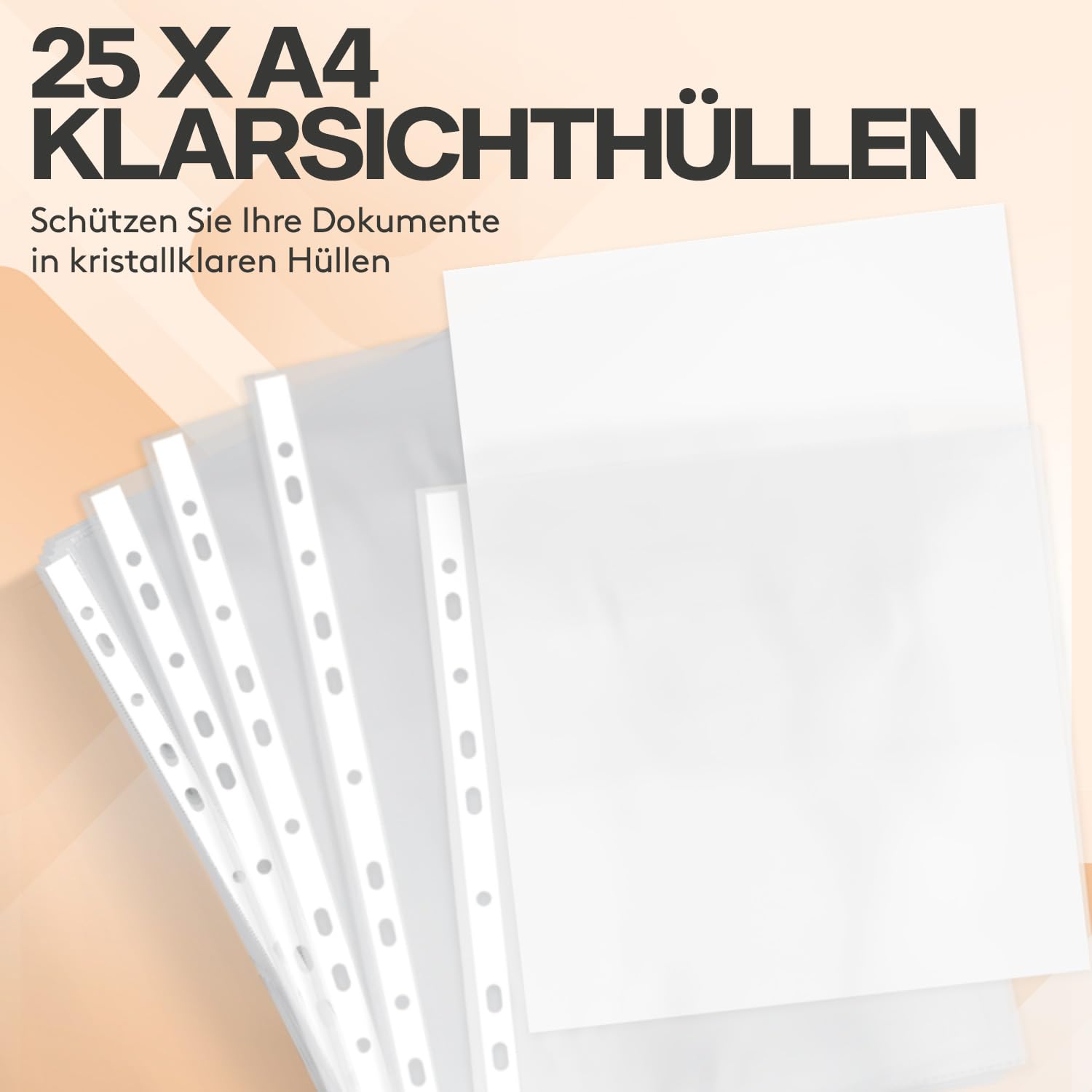 ACROPAQ - 10 x Ringbuch A4 - Inkl. 10 x Dokumententasche, 25 x Klarsichthüllen und 12 x Rückenetiketten, Mit 2 Ringen, Rückenbreite 2,5 cm, Regenbogen, "Nature" Farbkollektion - Ringhefter, Ringordner