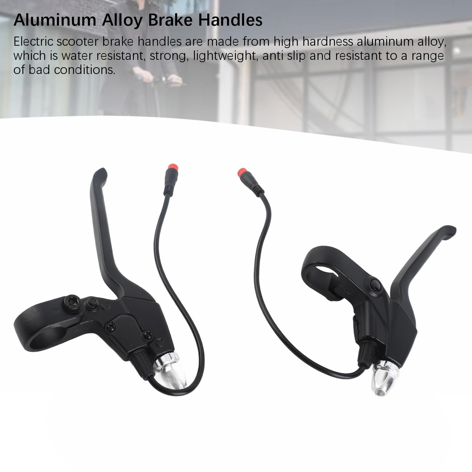 Paire De Leviers De Frein Dioche Pour Trottinette électrique M4/M4 PRO – Alliage Alu, Connecteur étanche 2 Broches, 22,2 Mm