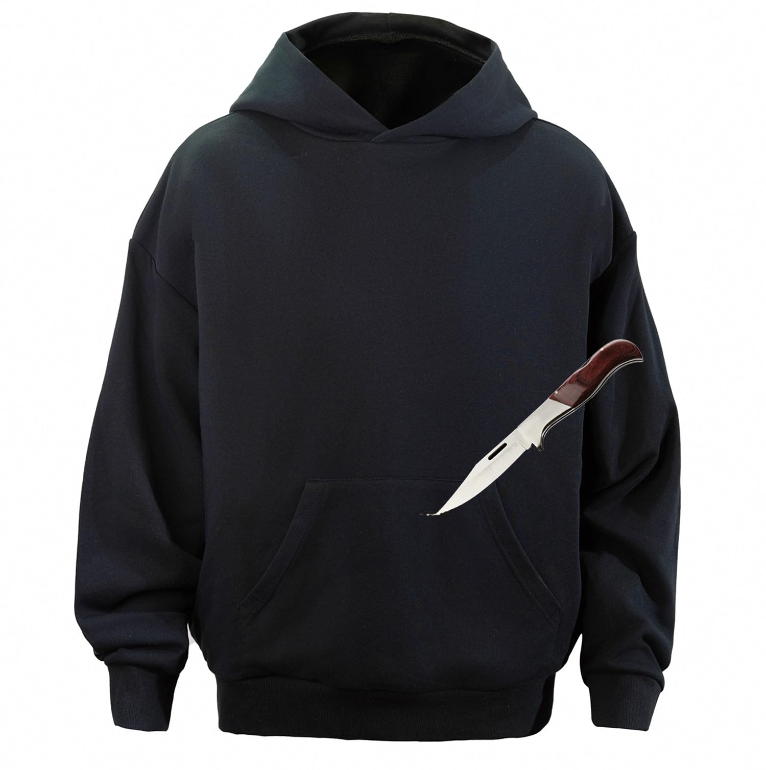 BLUEZY Ropa Antipuñaladas Chaqueta Táctica, Chalecos Anticortes Y Antipuñaladas Ropa De Seguridad Anticortes Chaleco Security para Protección De Seguridad Personal XL