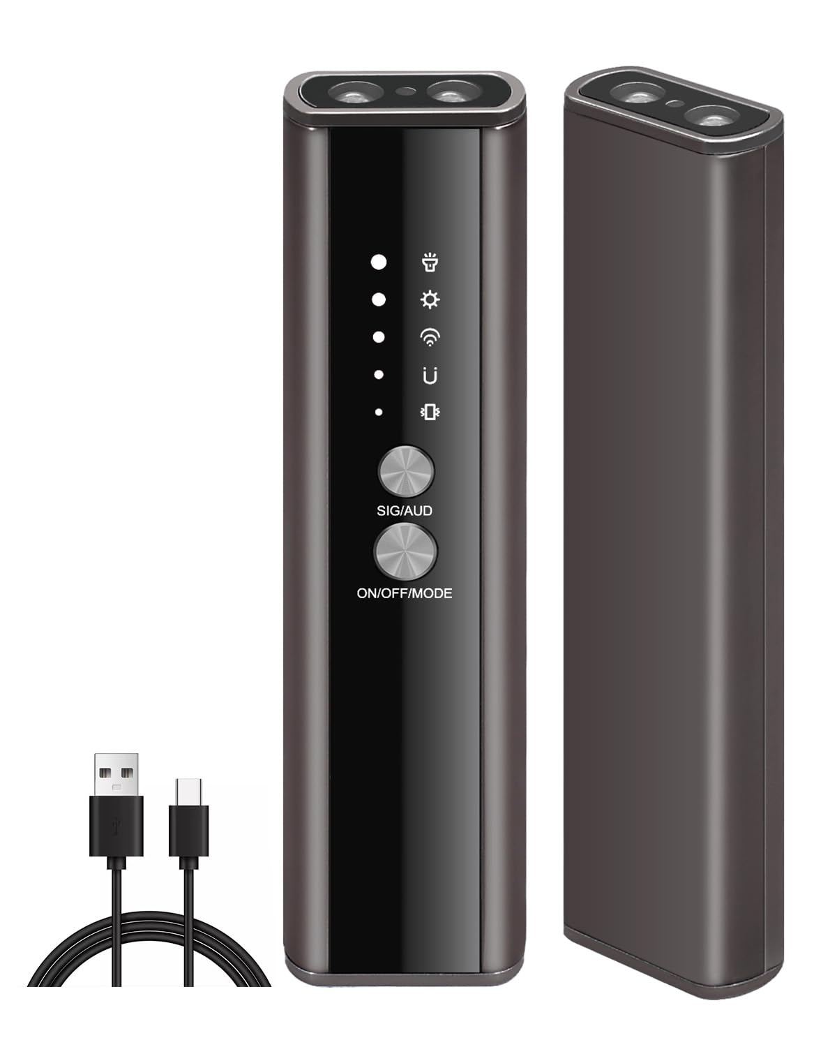 Photo 1 of [2025 VER] Hidden Device Detector, Hidden Camera Detectors with Vibration Sound Alarm, Camera Finder with Flashlight, GPS Tracker Detector for Car, Listening Device Detector for Office, 1 Pack