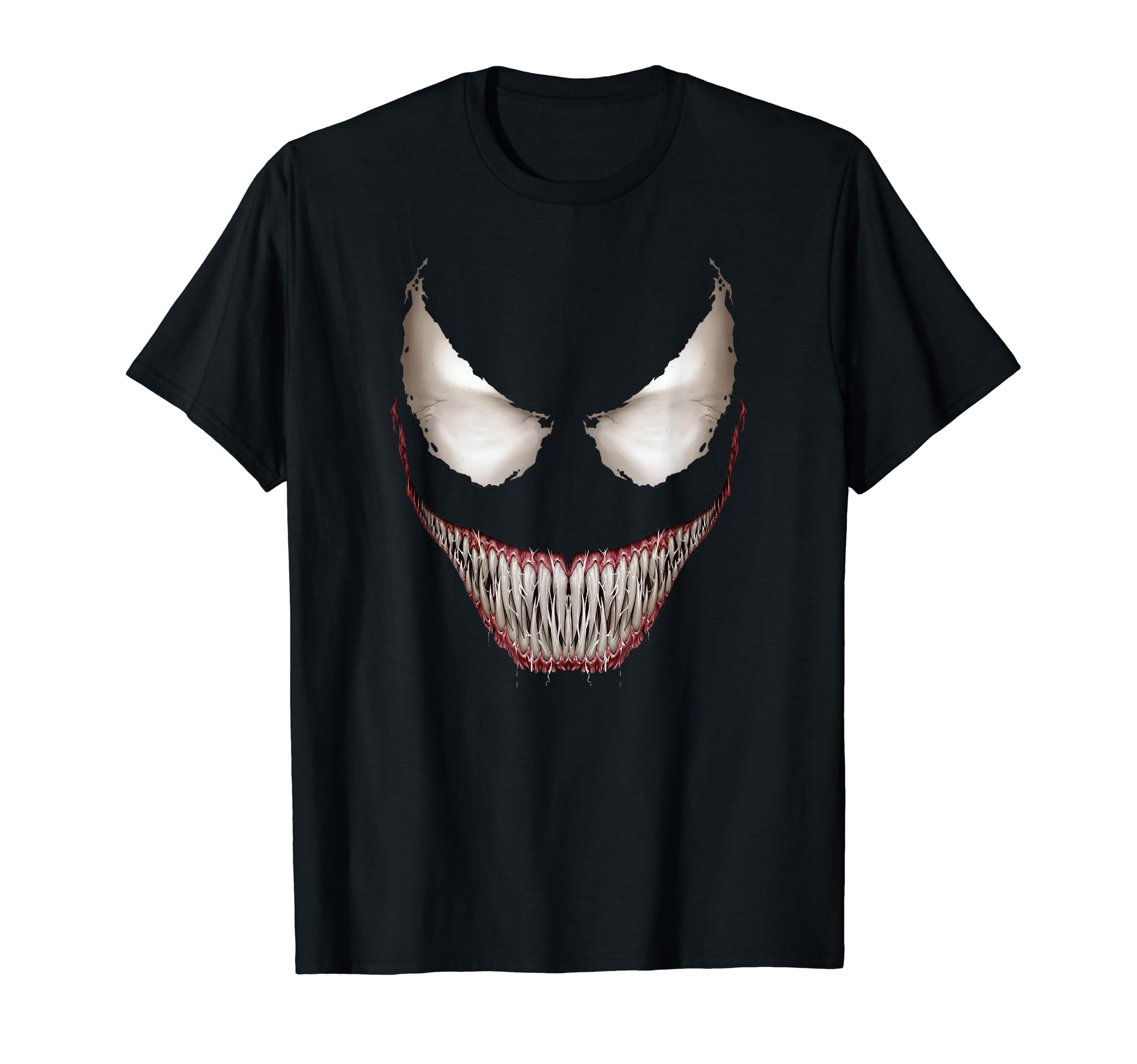 Marvel Venom Big Face Grin Halloween Costume Maglietta