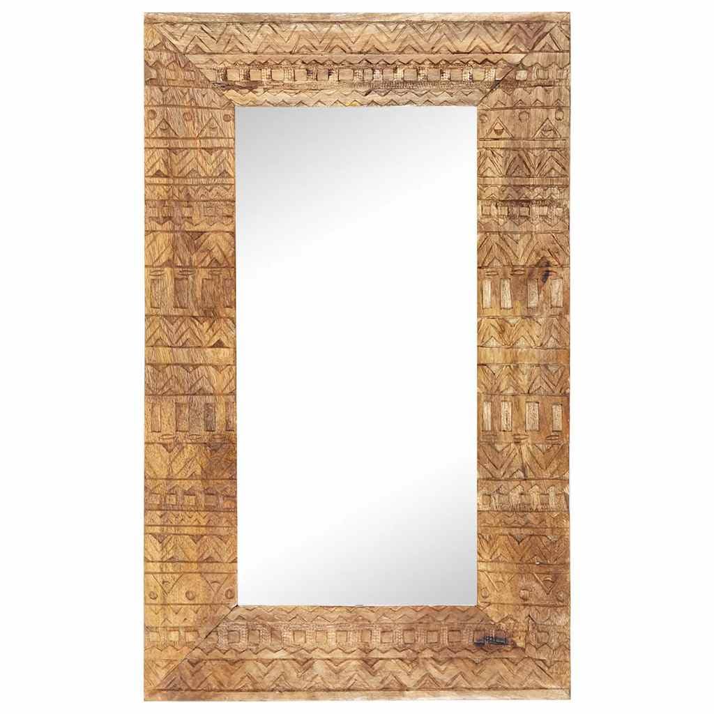 SYDE Specchio con manico massiccio, 80 x 50 cm