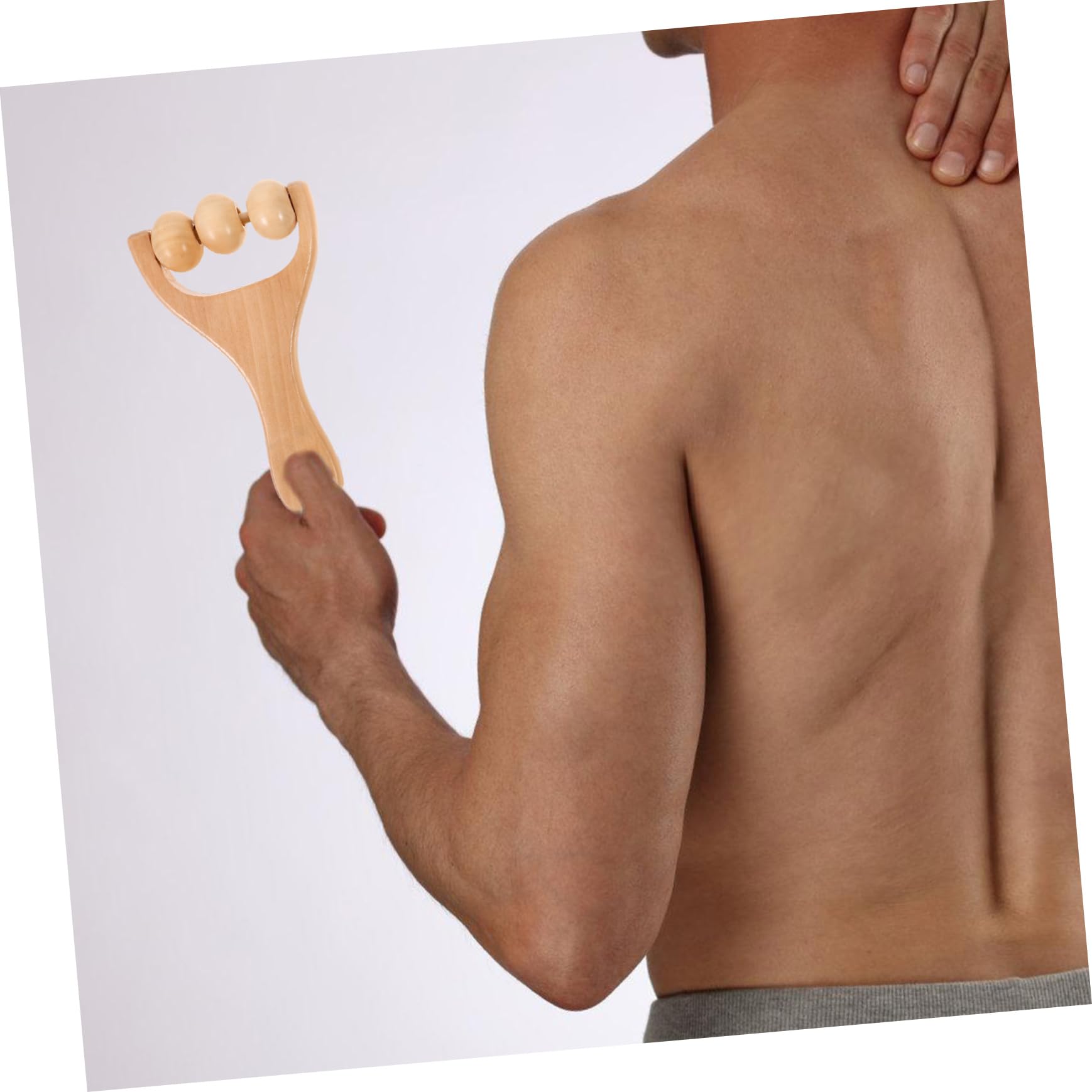 1juego Rodillos De Masaje De Madera Para Relajación Muscular Masajeador Multifuncional Para Cara Cuello Espalda y Pies Herramienta De Masaje Ligera y Portátil Para Viajes