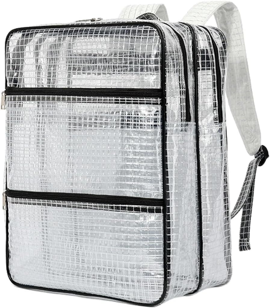 Zaino in rete trasparente, borsa porta attrezzi antistatica e antipolvere, design compatto e leggero, per ingegneri e professionisti