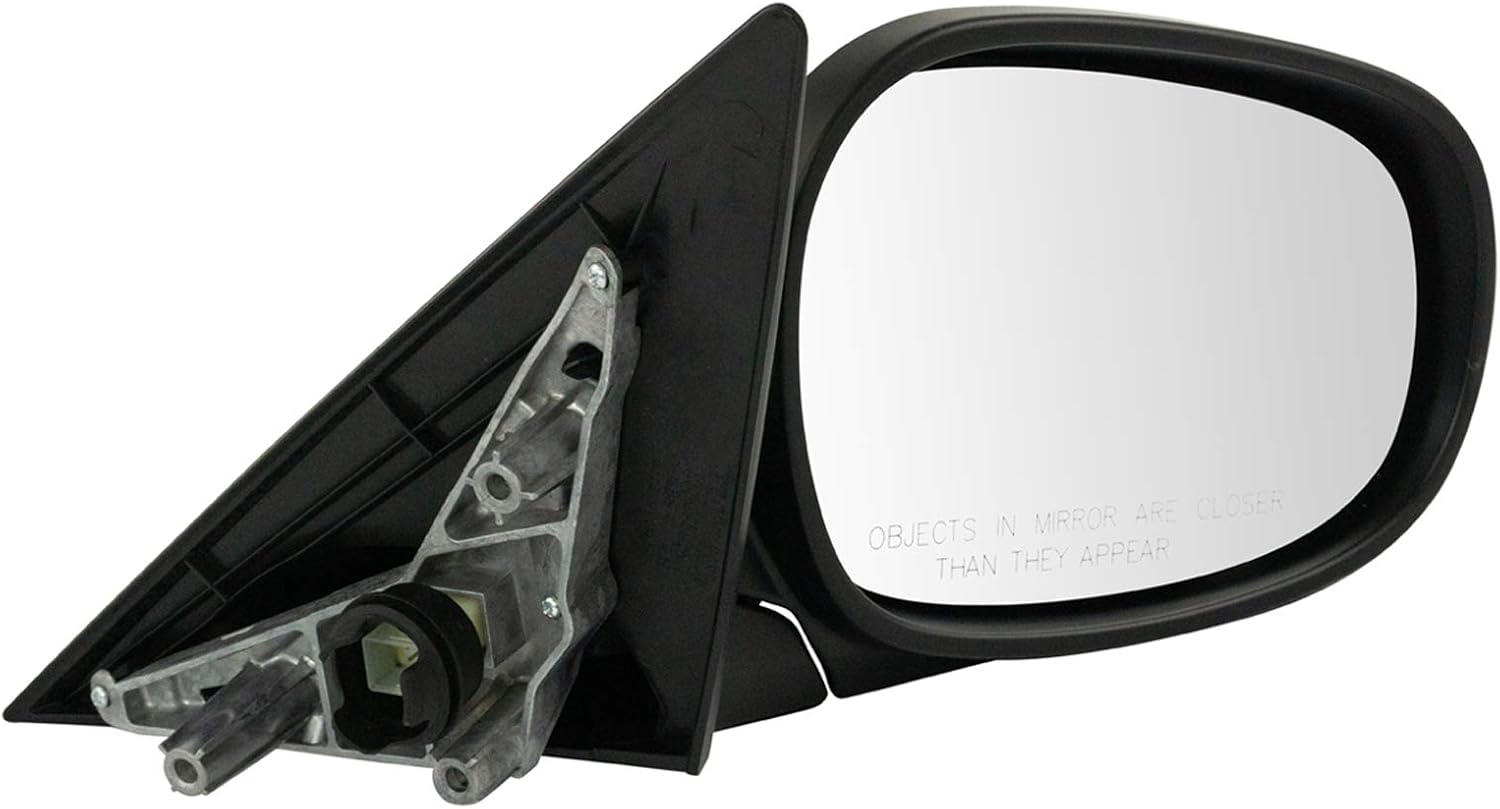 TRQ Passenger Side Mirror Assembly Power Heated Paint to Match Foldaway Smooth Compatible with 2009-2012 BMW 328i Wagon without Shadow Line Package