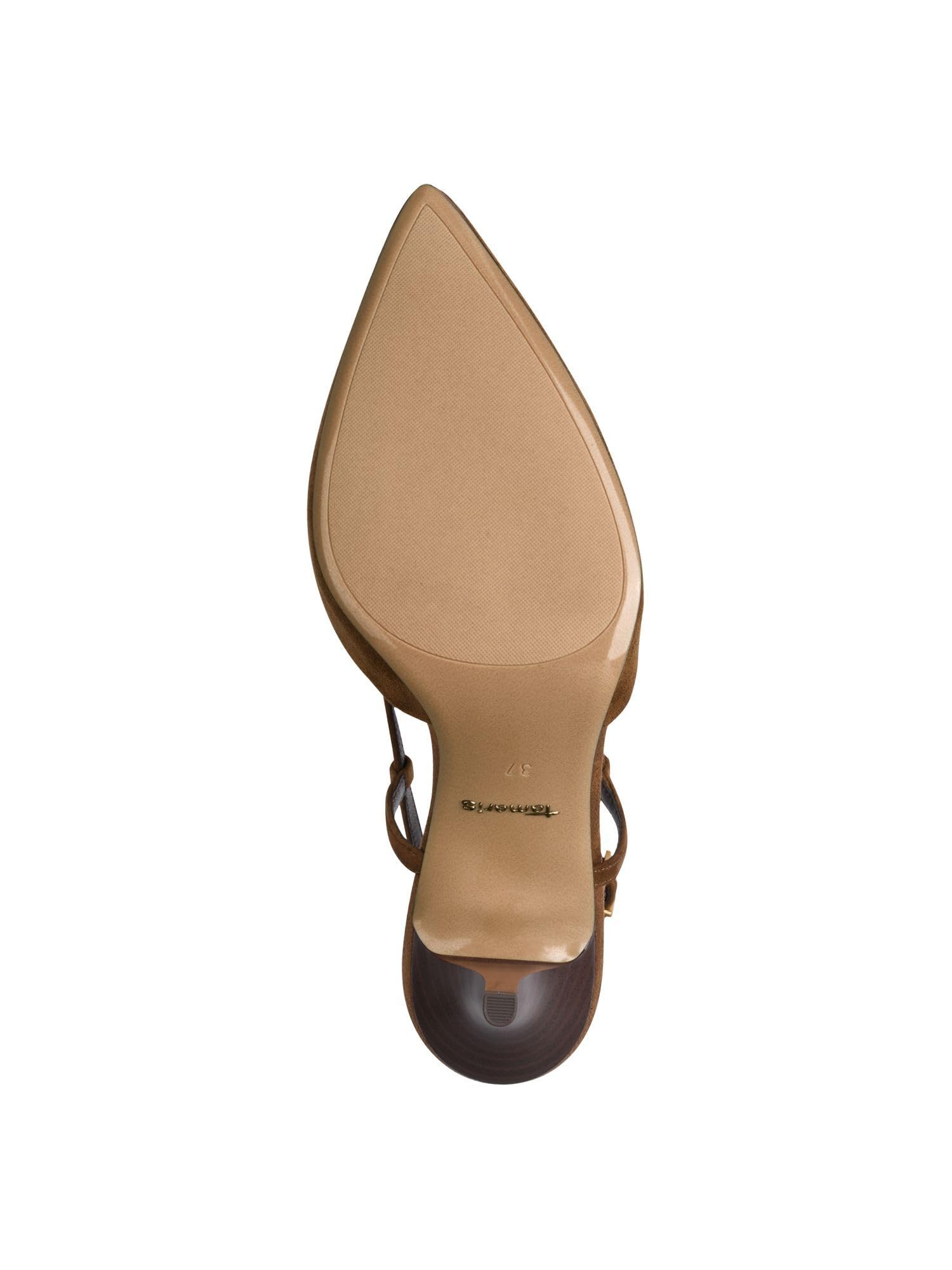 Tamaris Escarpins femme à bride arrière talon aiguille cuir