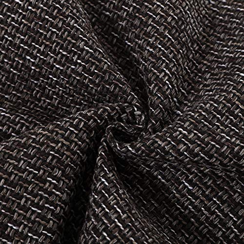 OctoRose Thick Linen Fabric, 1 Yard Upholstery Sewing