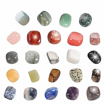 Amazon.co.jp: 子供向けの宝石 | 24 個の鉱石結晶ミネラル石標本