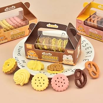 昭和レトロ クッキー？ビスケット？型消しゴム 昭和レトロ クッキー？ビスケット？型消しゴム