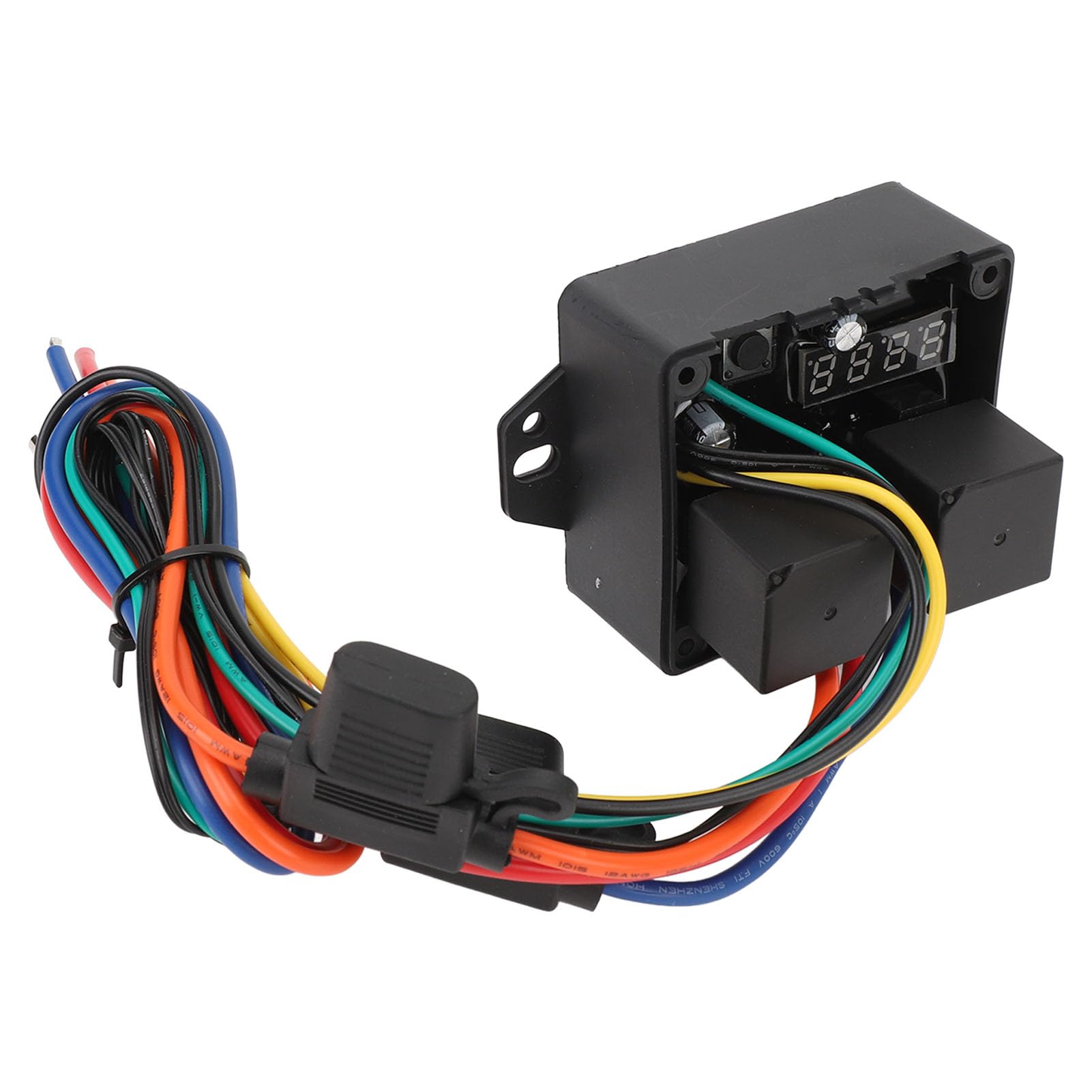 Keenso 12V Cyfrowy Wentylator z regulacją Temperatury